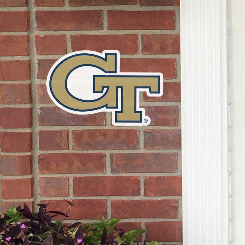 Georgia Tech Yellow Jackets – Logo – Outdoor Wall Decals – Official NCAA – Scratch Resistant Alumigraphics Smooth