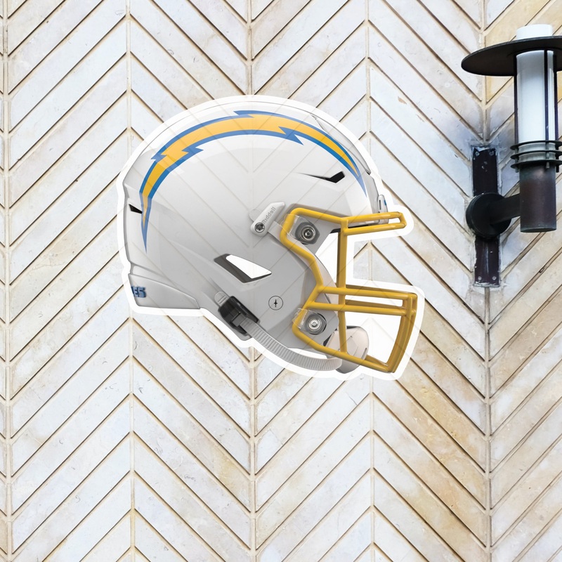 Los Angeles Chargers – Helmet – Outdoor Wall Decals – Official NFL – Scratch Resistant Alumigraphics Smooth #2