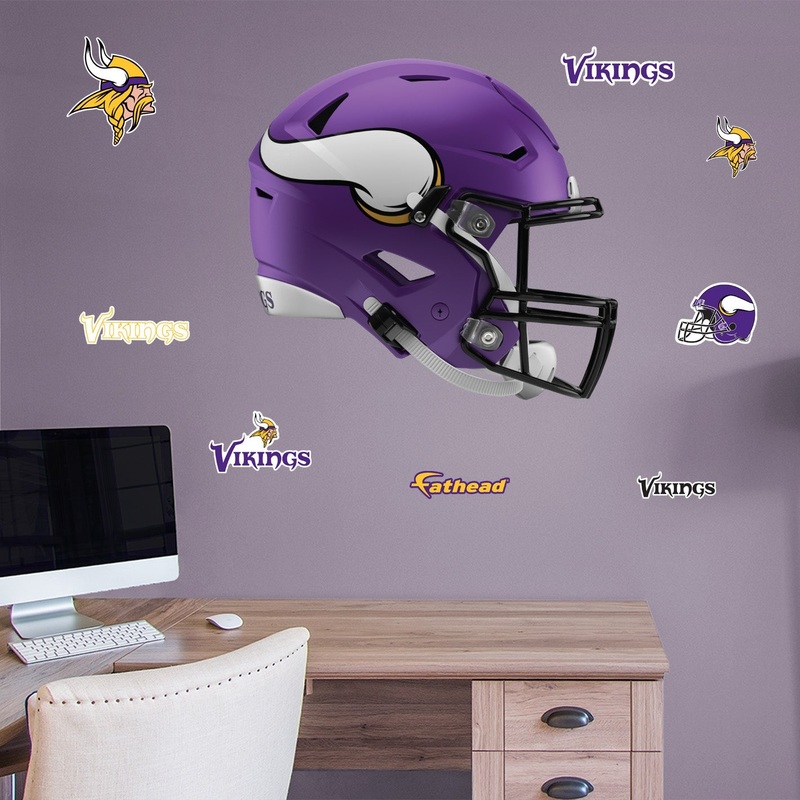 Minnesota Vikings – RealBig Helmet Collection – Official NFL – Reusable Vinyl Wall Decals #2