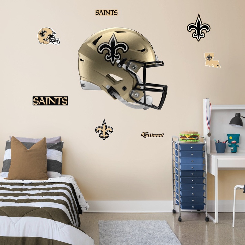 New Orleans Saints – RealBig Helmet Collection – Official NFL – Reusable Vinyl Wall Decals #2