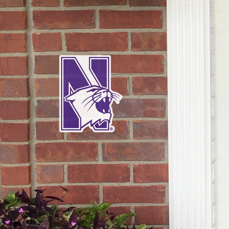 Northwestern Wildcats – Logo – Outdoor Wall Decals – Official NCAA – Scratch Resistant Alumigraphics Smooth