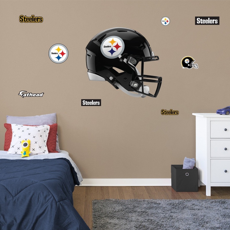 Pittsburgh Steelers – RealBig Helmet Collection – Official NFL – Reusable Vinyl Wall Decals #2