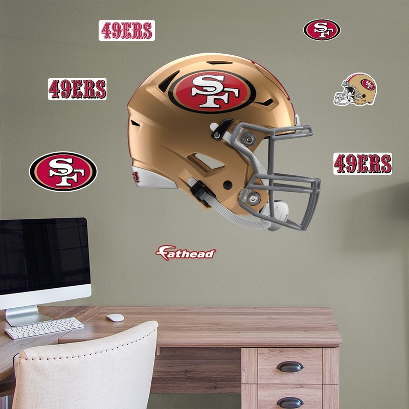 San Francisco 49ers – RealBig Helmet Collection – Official NFL – Reusable Vinyl Wall Decals #2