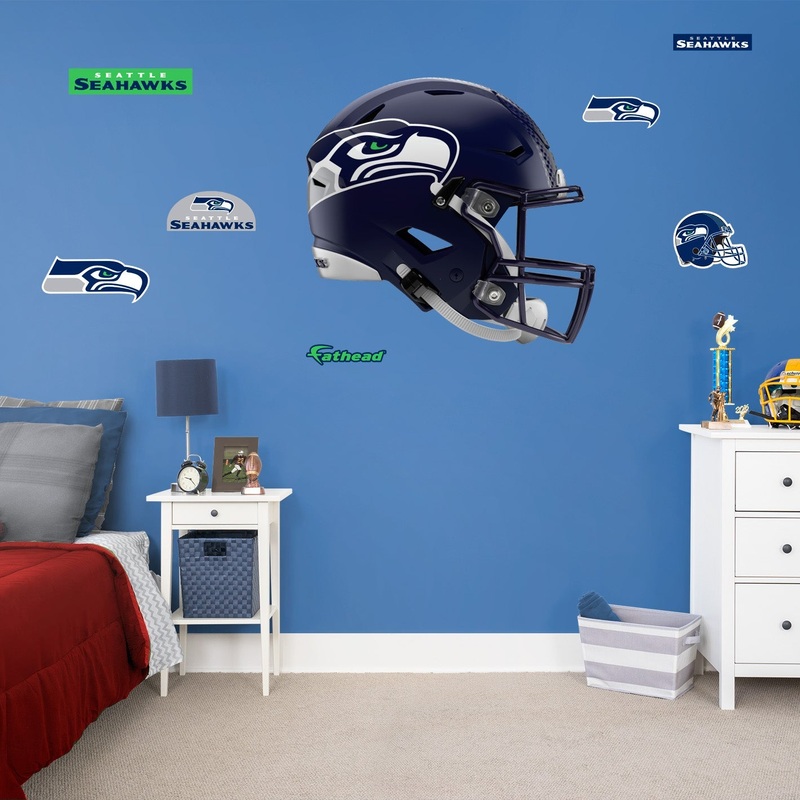 Seattle Seahawks – RealBig Helmet Collection – Official NFL – Reusable Vinyl Wall Decals #2