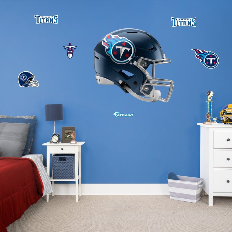 Tennessee Titans – RealBig Helmet Collection – Official NFL – Reusable Vinyl Wall Decals #2