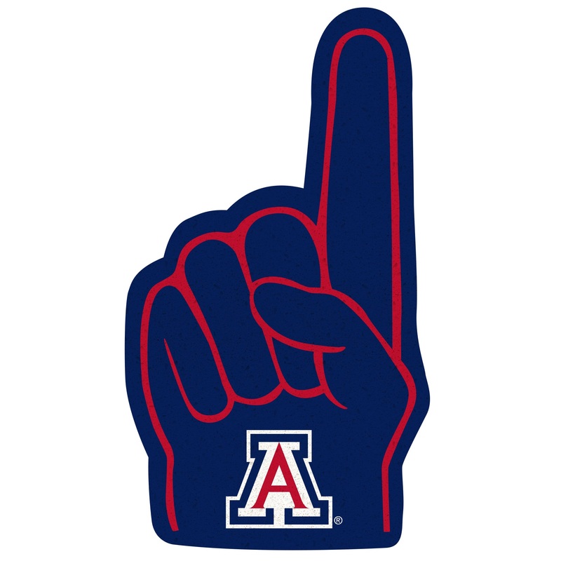 Foam Finger – Big Head – Official NCAA – Arizona Wildcats – Foam Core Cutout