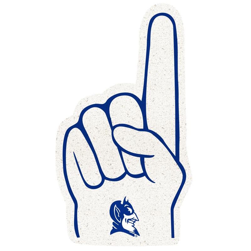 Foam Finger – Big Head – Official NCAA – Duke Blue Devils – Foam Core Cutout