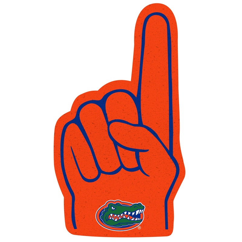 Foam Finger – Big Head – Official NCAA – Florida Gators – Foam Core Cutout