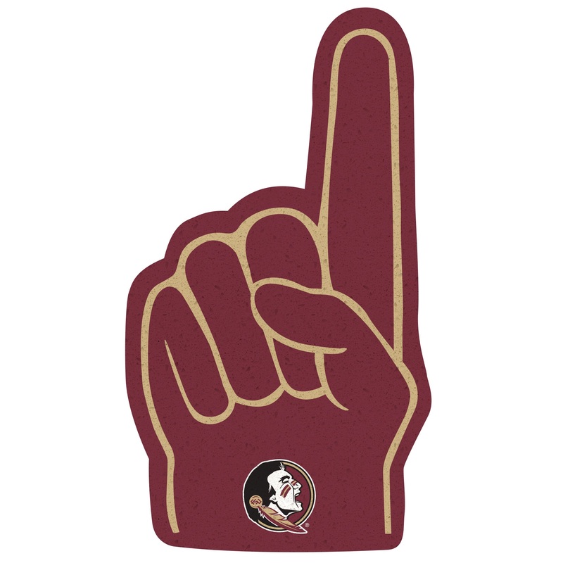 Foam Finger – Big Head – Official NCAA – Florida State Seminoles – Foam Core Cutout