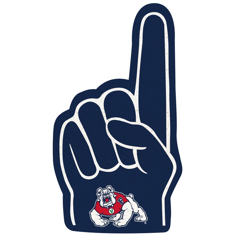 Foam Finger – Big Head – Official NCAA – Fresno State Bulldogs – Foam Core Cutout