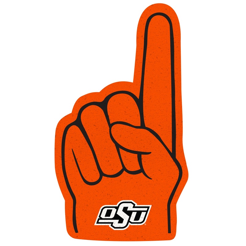 Foam Finger – Big Head – Official NCAA – Oklahoma State Cowboys – Foam Core Cutout