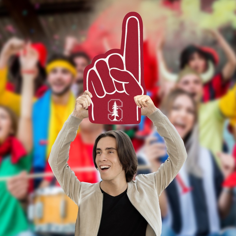 Foam Finger – Big Head – Official NCAA – Stanford Cardinal – Foam Core Cutout