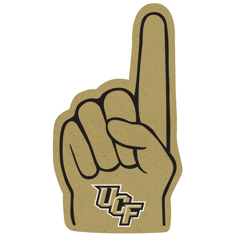 Foam Finger – Big Head – Official NCAA – UCF Knights – Foam Core Cutout