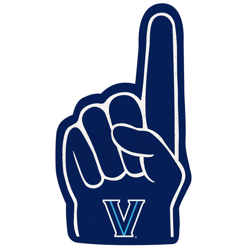 Foam Finger – Big Head – Official NCAA – Villanova Wildcats – Foam Core Cutout