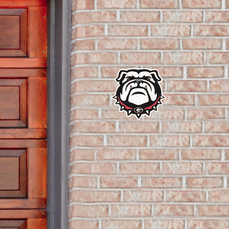 Georgia Bulldogs – Dawg Logo – Outdoor Wall Decals – Official NCAA – Scratch Resistant Alumigraphics Smooth