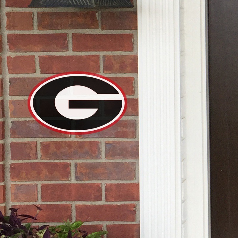 Georgia Bulldogs – G Logo – Outdoor Wall Decals – Official NCAA – Scratch Resistant Alumigraphics Smooth