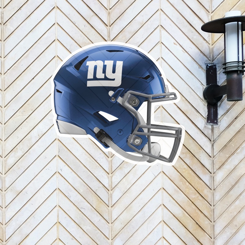 New York Giants – Helmet – Outdoor Wall Decals – Official NFL – Scratch Resistant Alumigraphics Smooth #2