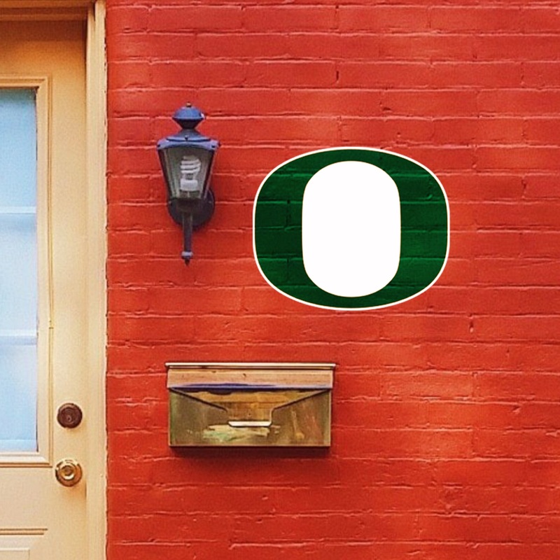 Oregon Ducks – Logo – Outdoor Wall Decals – Official NCAA – Scratch Resistant Alumigraphics Smooth