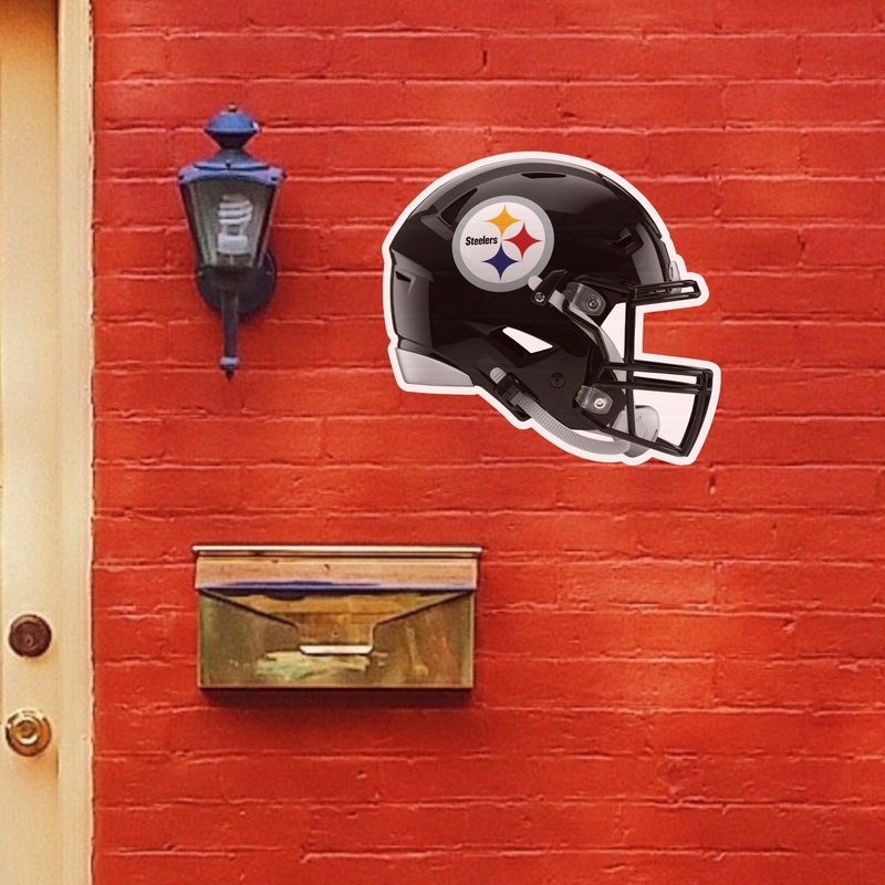Pittsburgh Steelers – Helmet – Outdoor Wall Decals – Official NFL – Scratch Resistant Alumigraphics Smooth #2