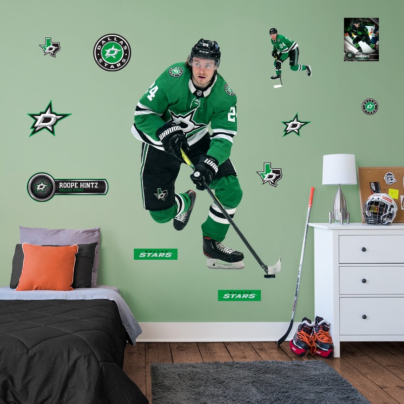 Roope Hintz – RealBig Collection – Official NHL – Dallas Stars – Reusable Vinyl Wall Decals