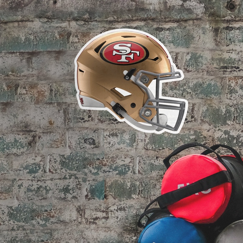 San Francisco 49ers – Helmet – Outdoor Wall Decals – Official NFL – Scratch Resistant Alumigraphics Smooth #2