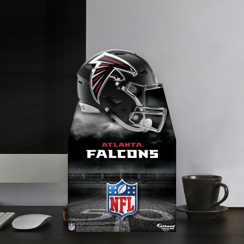 Atlanta Falcons Helmet – Mini Stand Out – Official NFL – Cardstock Cutout