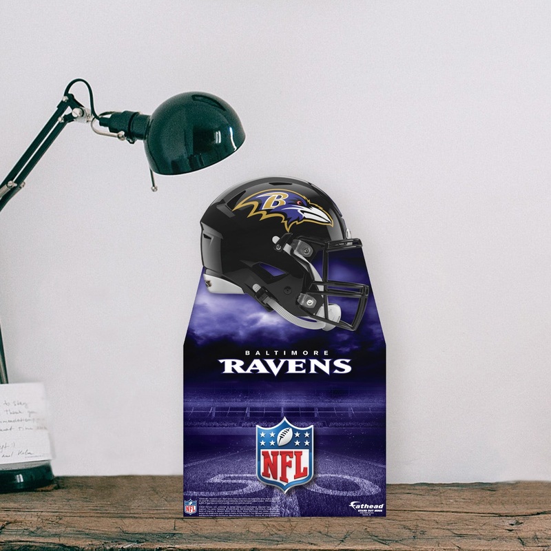 Baltimore Ravens Helmet – Mini Stand Out – Official NFL – Cardstock Cutout