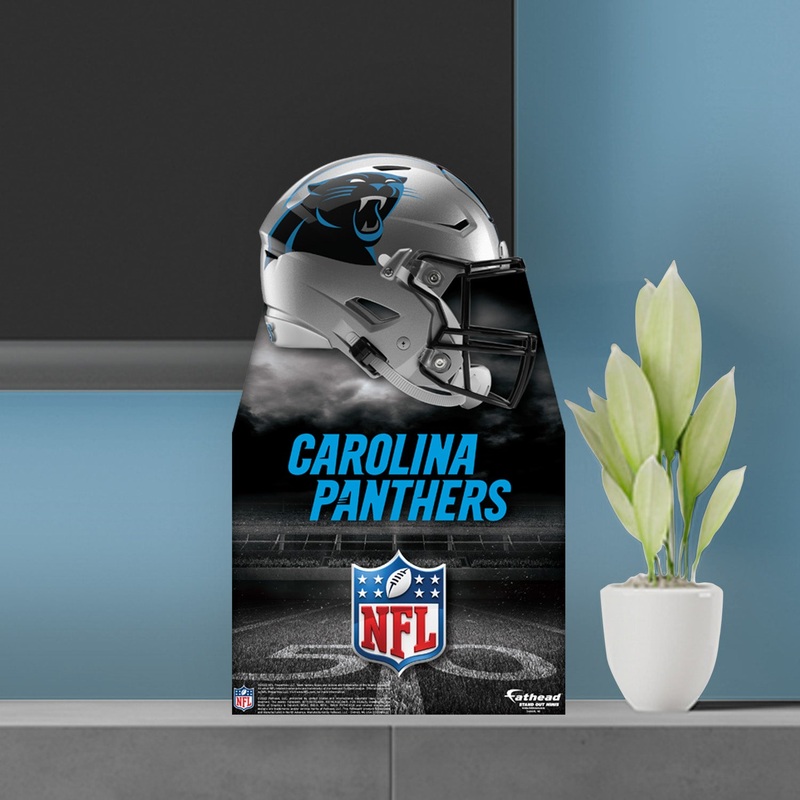 Carolina Panthers Helmet – Mini Stand Out – Official NFL – Cardstock Cutout