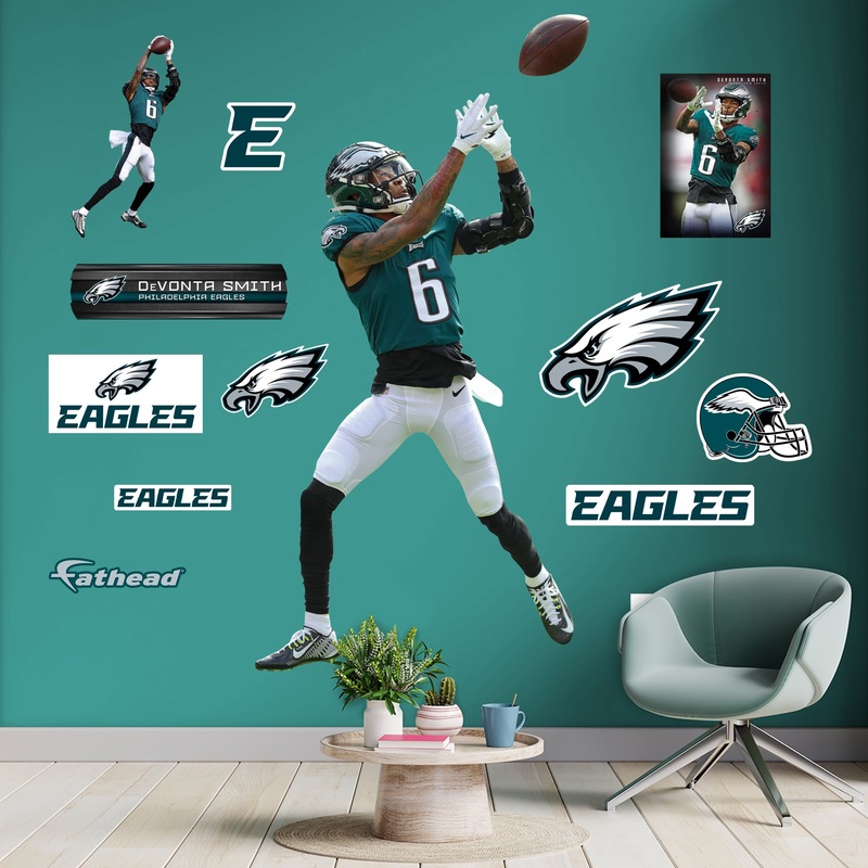 DeVonta Smith – RealBig Collection – Official NFL – Philadelphia Eagles – Reusable Vinyl Wall Decals #2