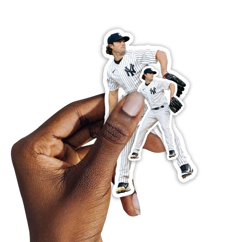 Gerrit Cole – 5 Player Minis (Mixed Sizes) – Official MLB – New York Yankees – Reusable Vinyl Decals