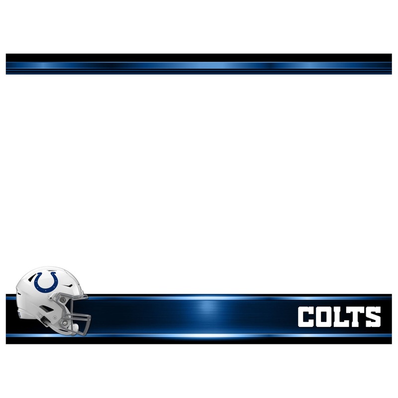 Indianapolis Colts – Helmet – Dry Erase Whiteboard – Official NFL – Reusable Vinyl Wall Decal