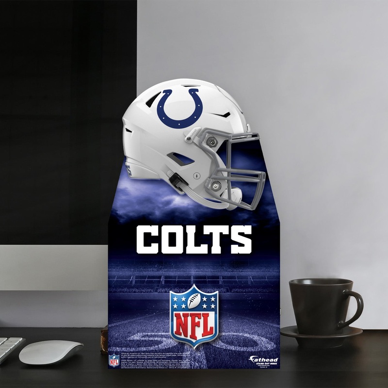 Indianapolis Colts Helmet – Mini Stand Out – Official NFL – Cardstock Cutout