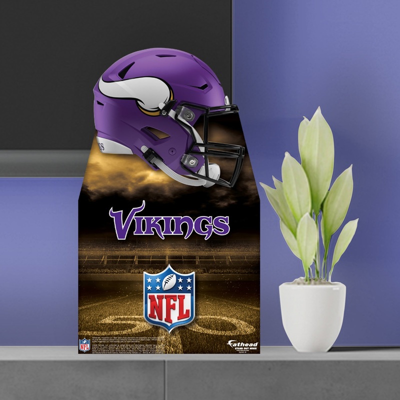 Minnesota Vikings Helmet – Mini Stand Out – Official NFL – Cardstock Cutout