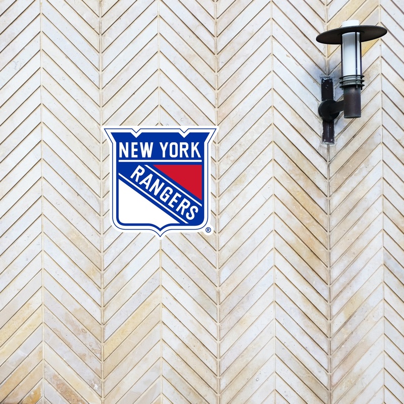 New York Rangers – Logo – Outdoor Wall Decals – Official NHL – Scratch Resistant Alumigraphics Smooth