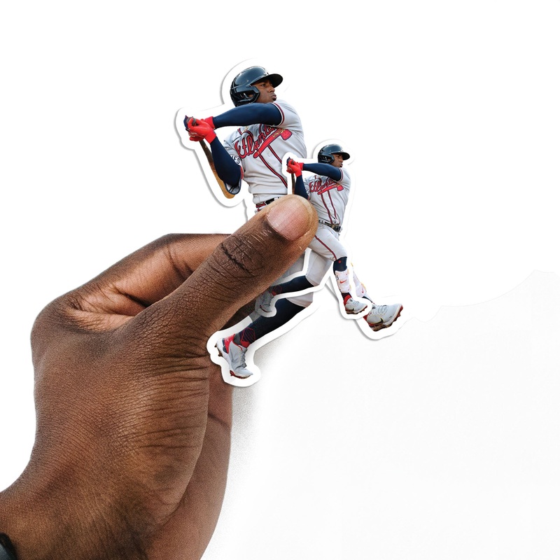 Ozzie Albies – 5 Player Minis (Mixed Sizes) – Official MLB – Atlanta Braves – Reusable Vinyl Decals