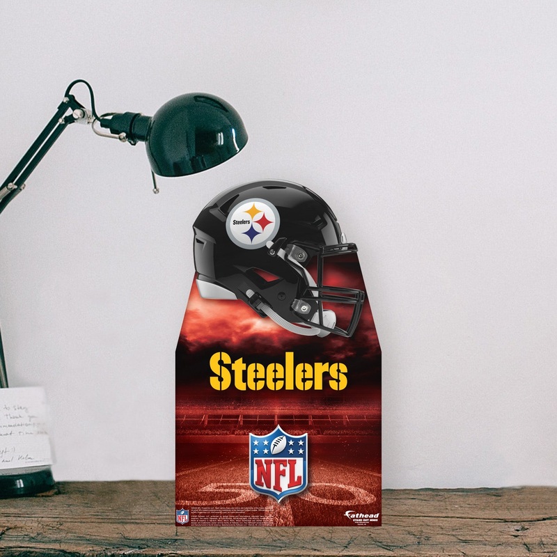 Pittsburgh Steelers Helmet – Mini Stand Out – Official NFL – Cardstock Cutout