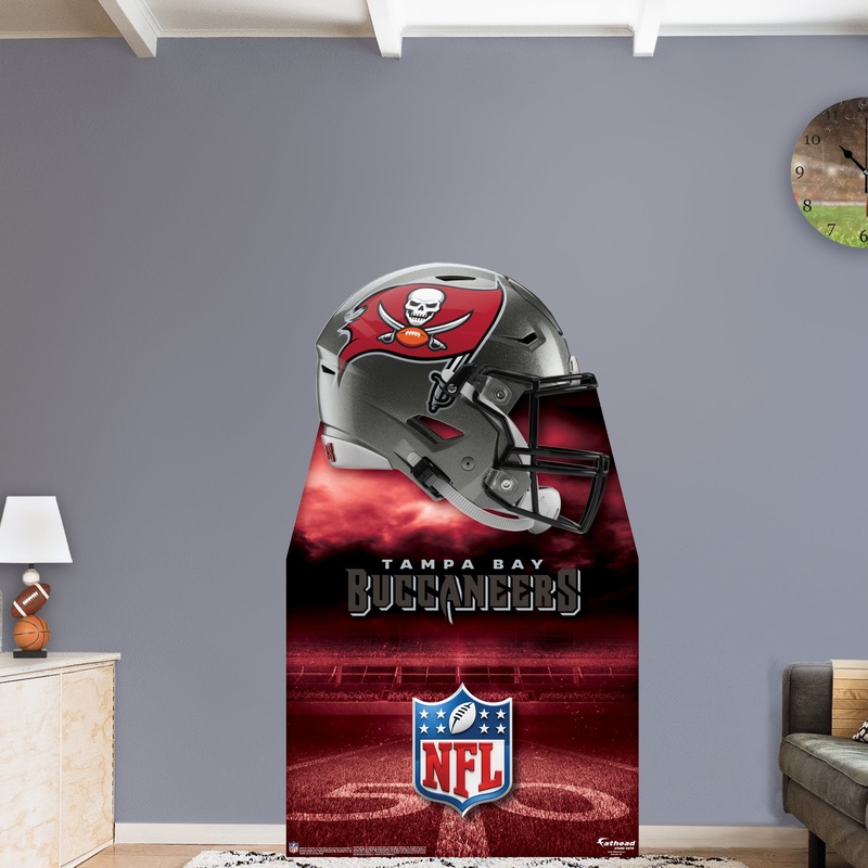 Tampa Bay Buccaneers Helmet – Life-Size Stand Out – Official NFL – Foam Core Cutout