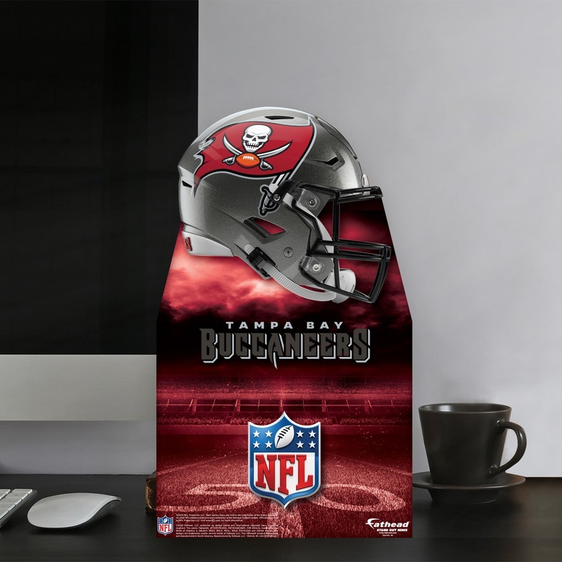 Tampa Bay Buccaneers Helmet – Mini Stand Out – Official NFL – Cardstock Cutout