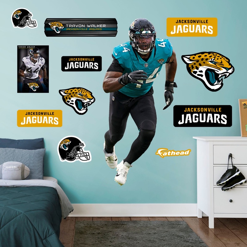 Travon Walker – RealBig Collection – Official NFL – Jacksonville Jaguars – Reusable Vinyl Wall Decals