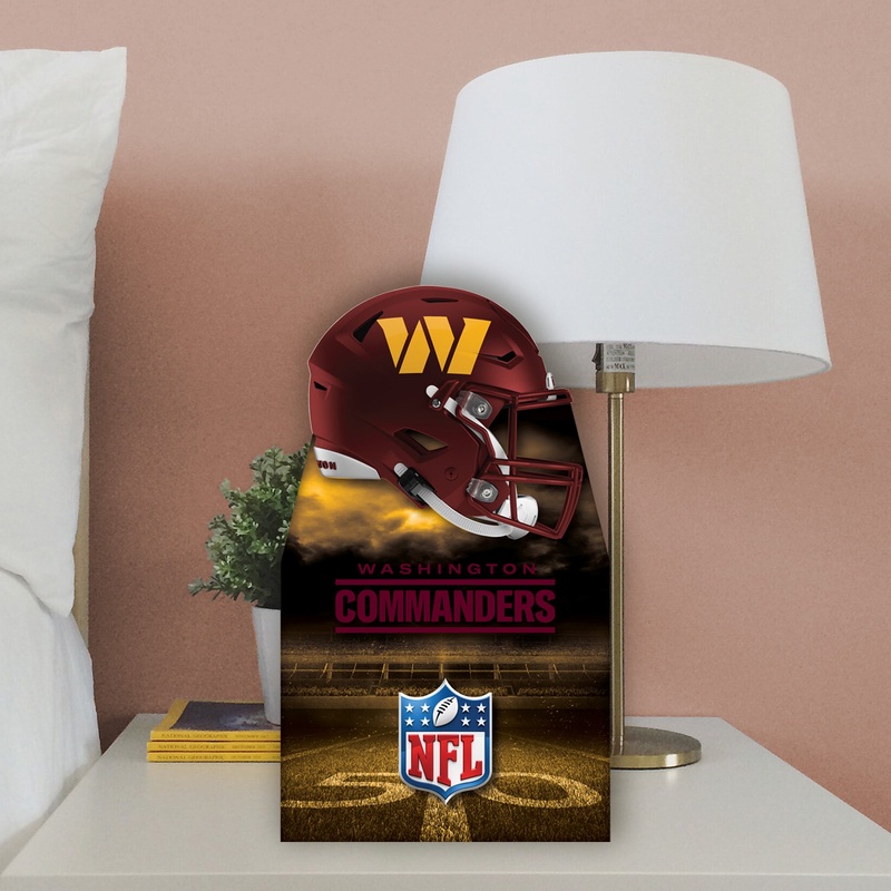 Washington Commanders Helmet – Mini Stand Out – Official NFL – Cardstock Cutout