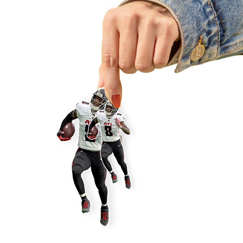 Kyle Pitts – 5 Minis (Mixed Sizes) – Official NFL – Atlanta Falcons – Reusable Vinyl Decals