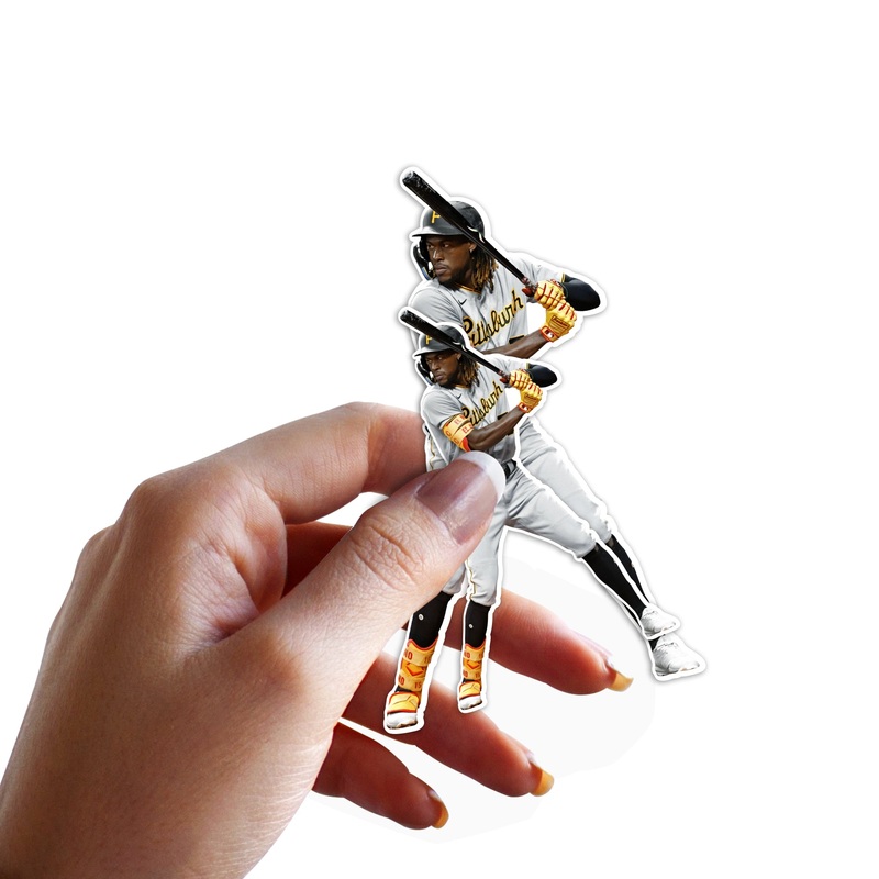 Oneil Cruz – 5 Player Minis (Mixed Sizes) – Official MLB – Pittsburgh Pirates – Reusable Vinyl Decals