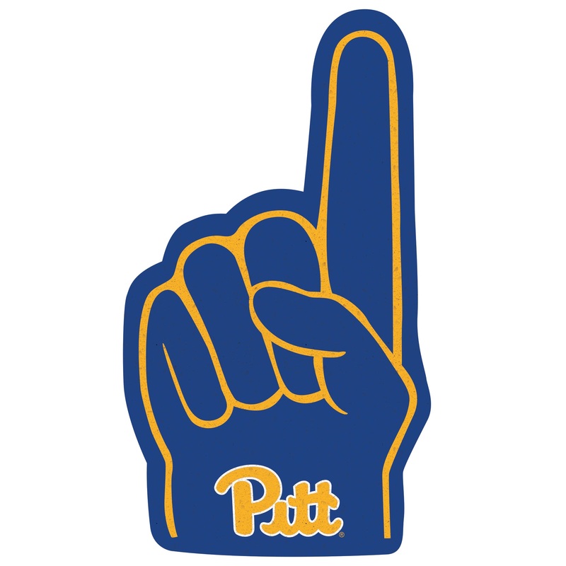 Pittsburgh Panthers – RealBig Foam Finger Collection – Official NCAA – Reusable Vinyl Wall Decals