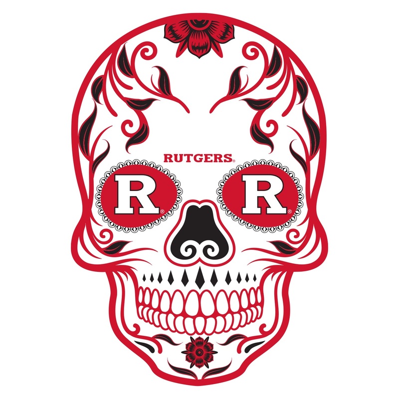 Rutgers Scarlet Knights – Skull – Outdoor Wall Decals – Official NCAA – Scratch Resistant Alumigraphics Smooth