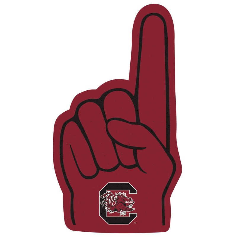 South Carolina Gamecocks – RealBig Foam Finger Collection – Official NCAA – Reusable Vinyl Wall Decals