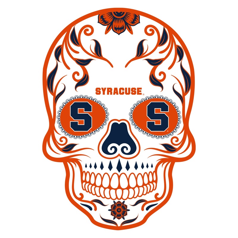 Syracuse Orange – Sugar Skull Logo – Outdoor Wall Decals – Official NCAA – Scratch Resistant Alumigraphics Smooth