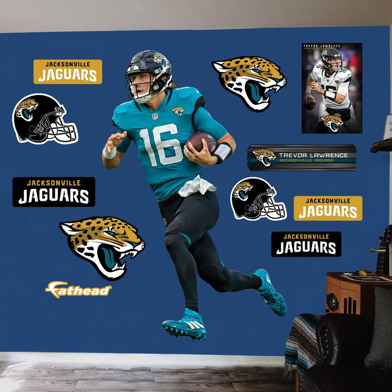 Trevor Lawrence – RealBig Collection – Official NFL – Jacksonville Jaguars – Reusable Vinyl Wall Decals #2