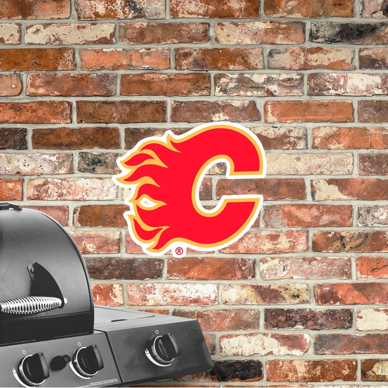 Calgary Flames – Logo – Outdoor Wall Decals – Official NHL – Scratch Resistant Alumigraphics Smooth