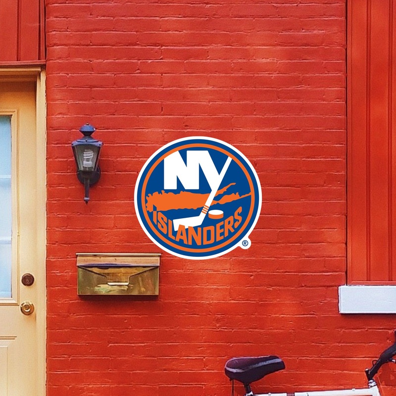New York Islanders – Logo – Outdoor Wall Decals – Official NHL – Scratch Resistant Alumigraphics Smooth