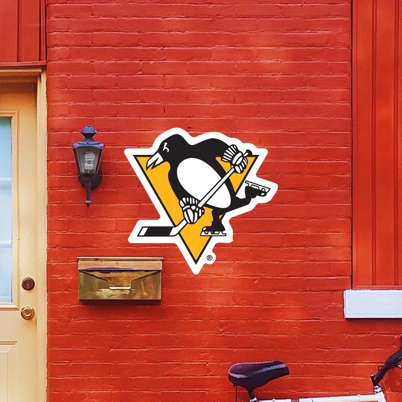 Pittsburgh Penguins – Logo – Outdoor Wall Decals – Official NHL – Scratch Resistant Alumigraphics Smooth